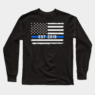 Police Academy 2019 Graduate T shirt Graduation Gift Long Sleeve T-Shirt